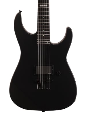 ESP E-II M-I Thru NT Electric Guitar with Case Black Satin 